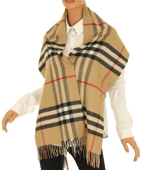 giant check scarf 168x30 burberry|Check Cashmere Scarf in Red .